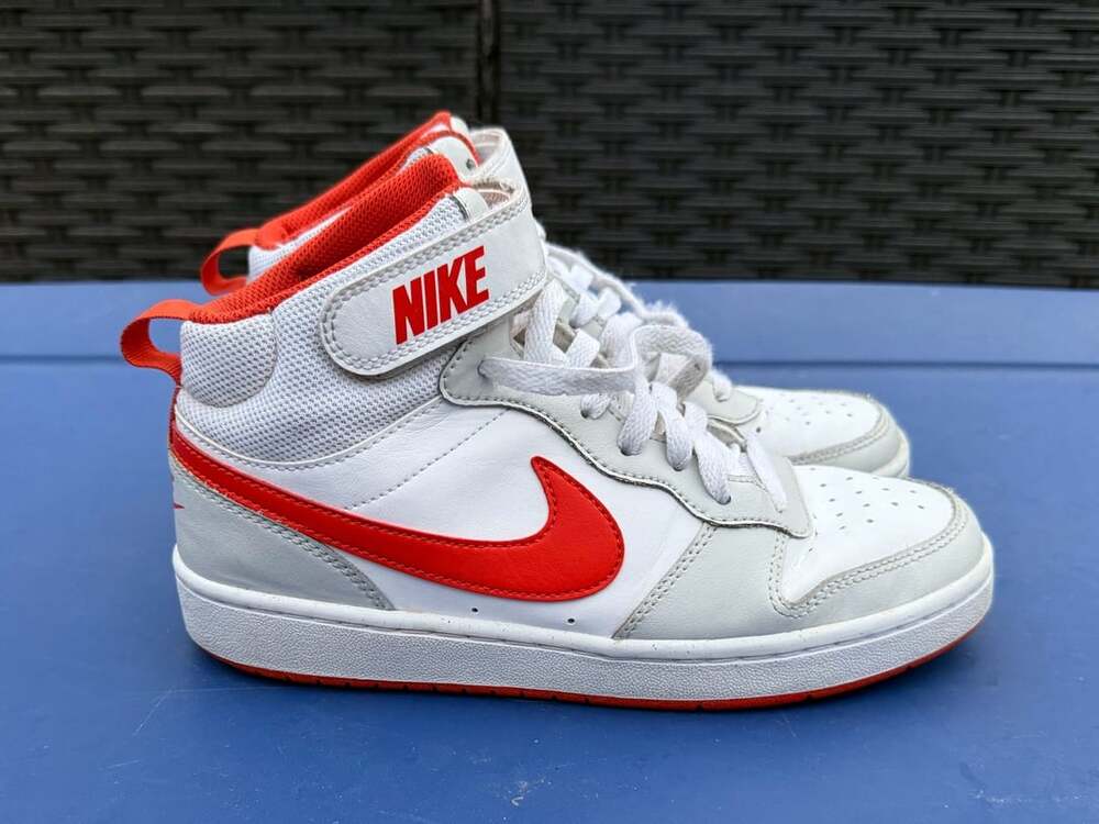 Nike Court Borough Mid 2 White Red Sneakers